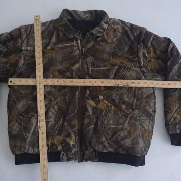 Remington Realtree Hardwoods Forest Camo Hunting Outdoors Puffer Jacket M - Picture 4 of 11